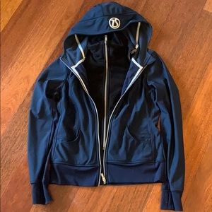 Lulu navy soft shell jacket